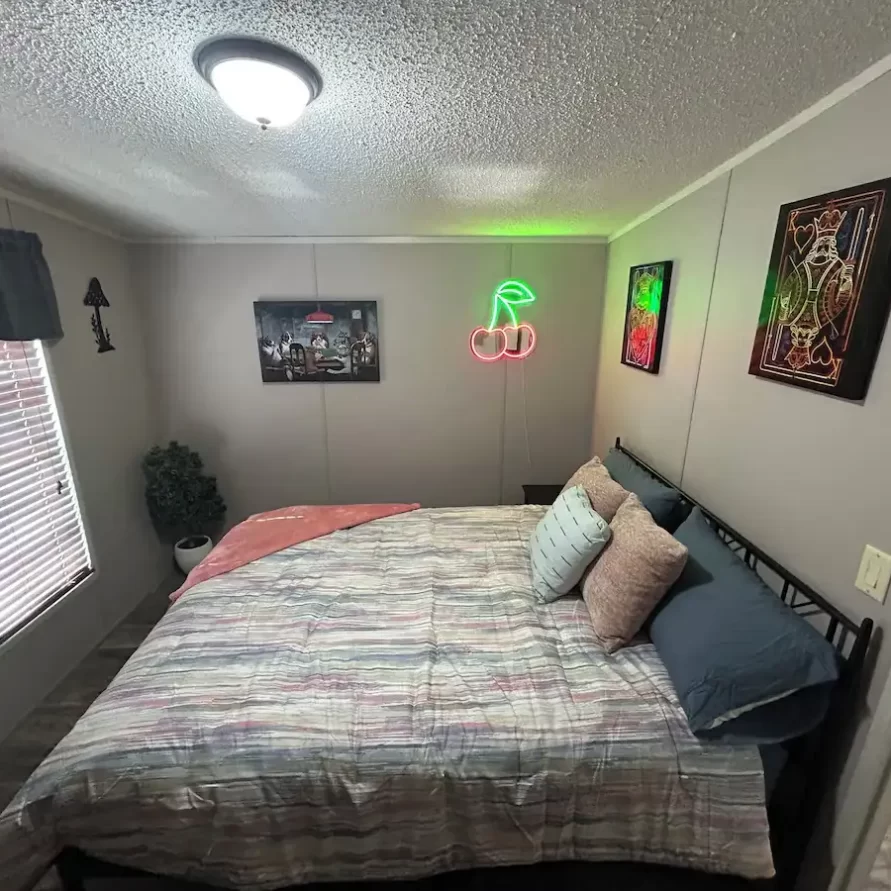 bedroom at The Haven River Lodge rental